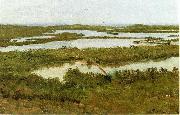 Albert Bierstadt A River Estuary oil painting artist